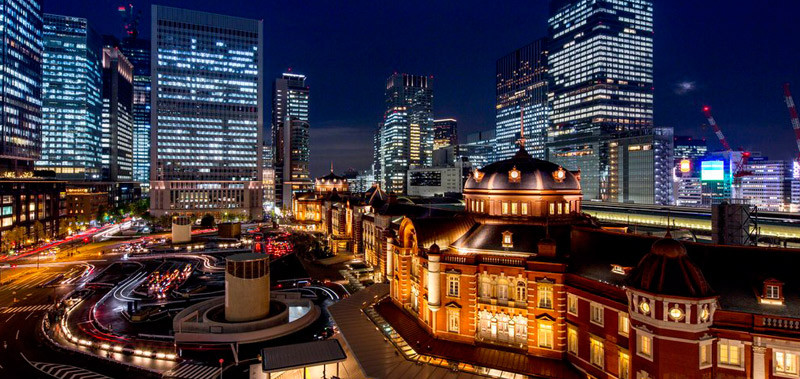 东京站奢华精品酒店建筑室外空间
