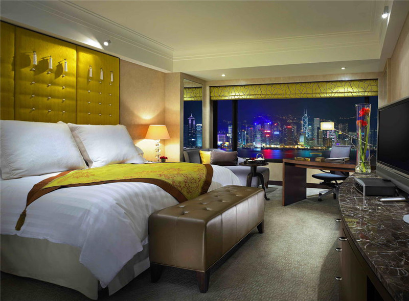 香港洲际酒店客房设计实景图