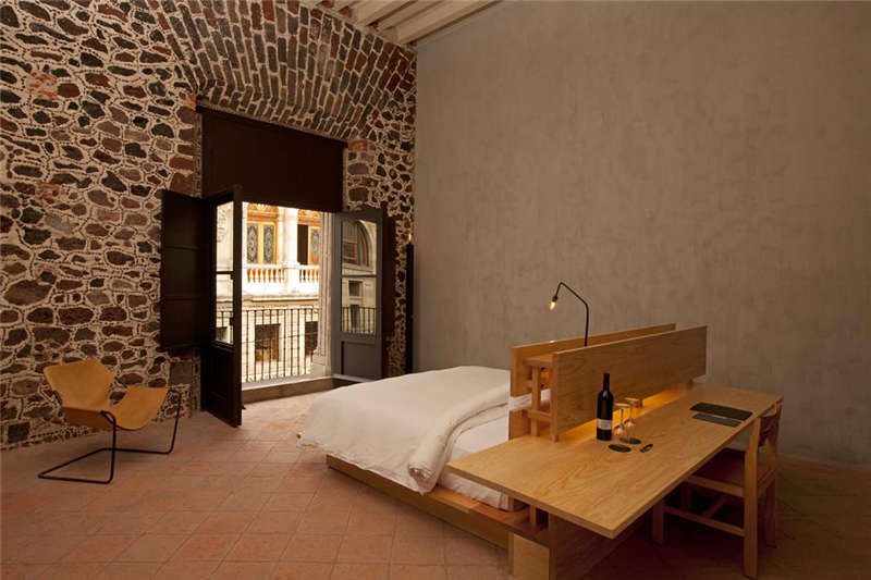 墨西哥市区特色精品酒店客房空间装修设计案例