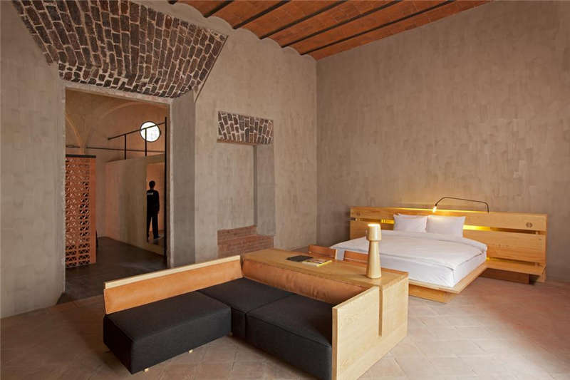 墨西哥市区特色精品酒店客房空间布局设计案例