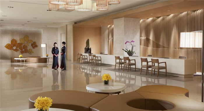 精致优雅的酒店大堂空间设计实景图