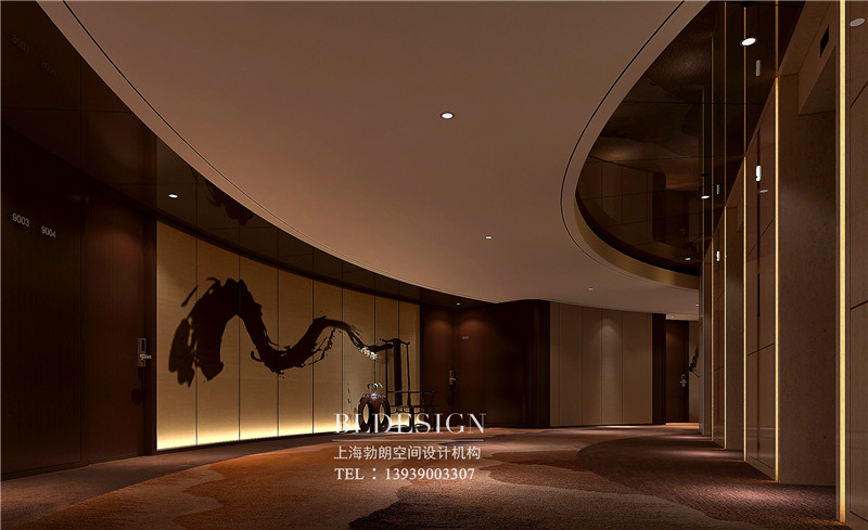三门峡紫金宫酒店大厅设计案例