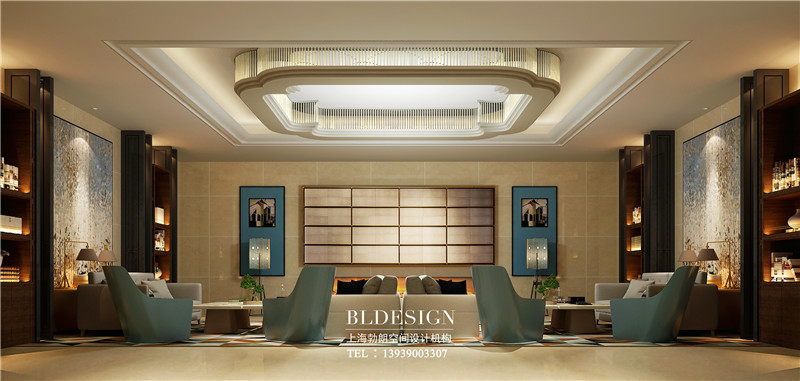 郑州CBD大河锦悦四星级酒店大堂吧改造设计案例