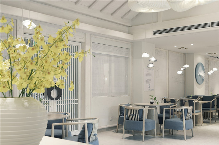新中式民宿设计推荐：无锡灵山小镇拈花客栈餐厅设计方案