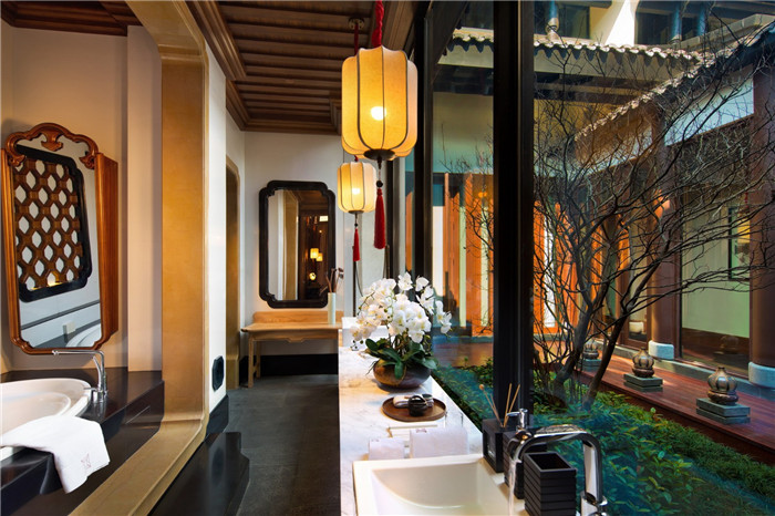 特色中式酒店装修  惠州中海汤泉度假酒店设计方案