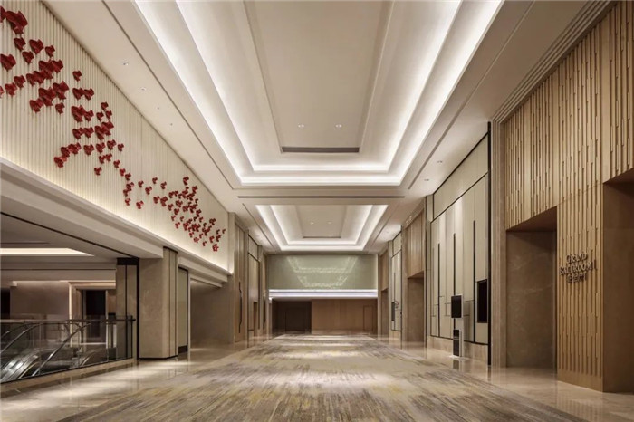 澄海国瑞豪生大酒店电梯厅设计   国际五星酒店设计案例赏析