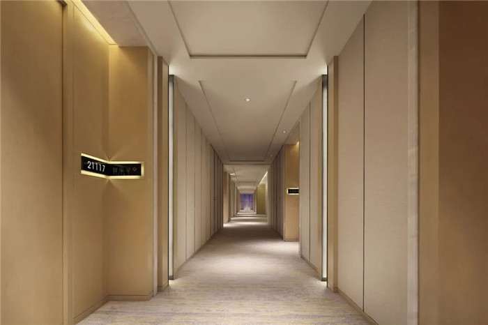 澄海国瑞豪生大酒店客房走廊设计   国际五星酒店设计案例赏析